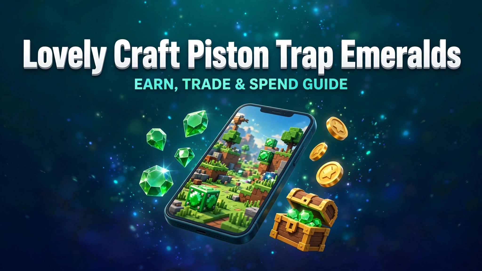 lovely craft piston trap emeralds