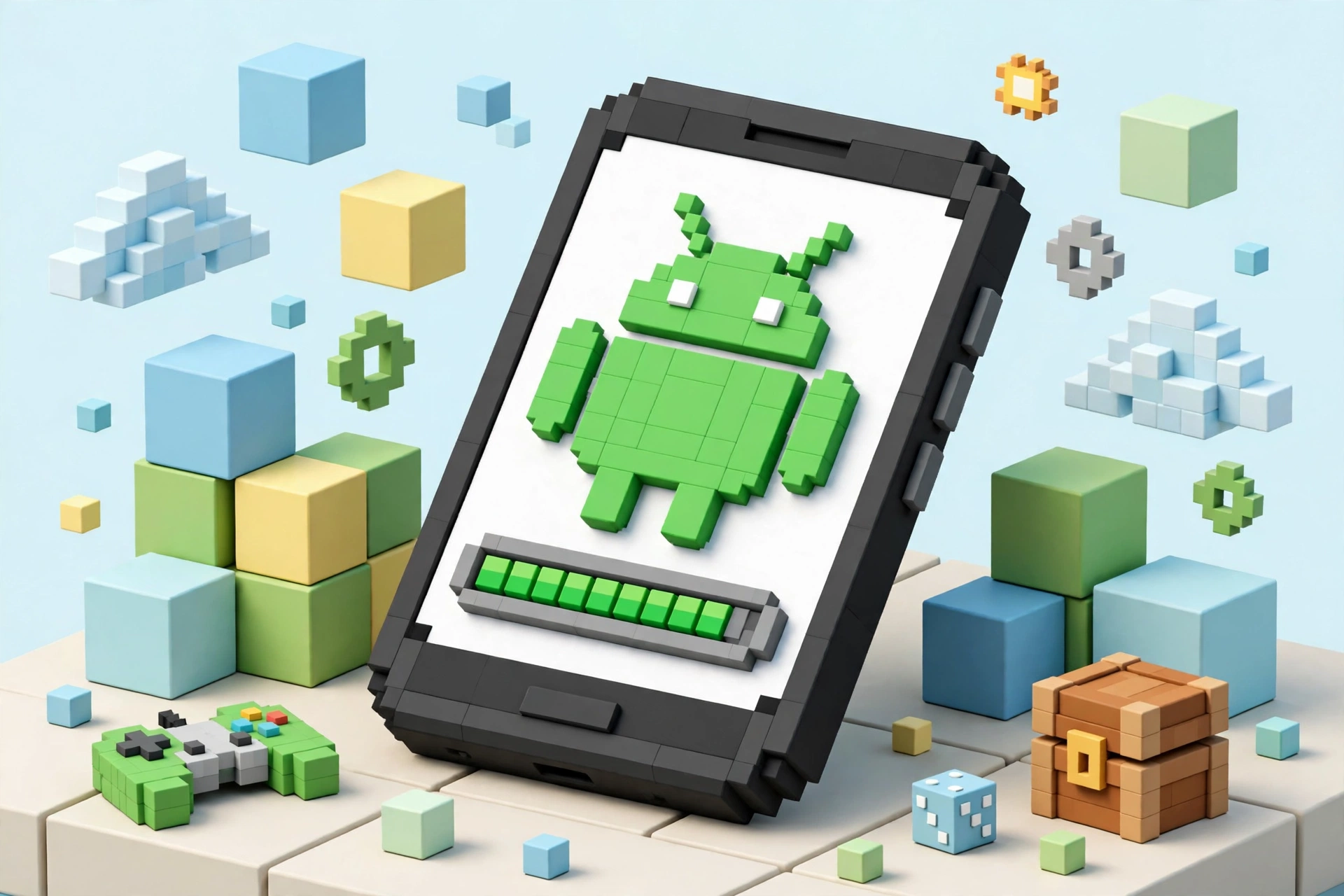 Lovely Craft APK install on Android phone